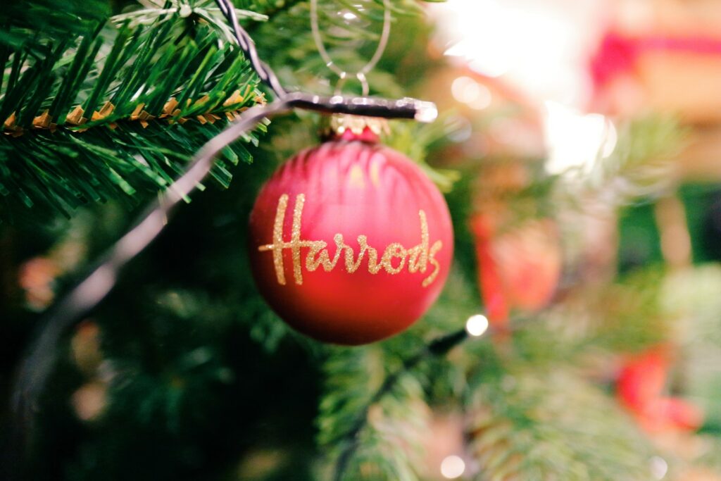 luxury property management london chrstmas decorations harrods